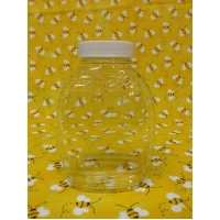 12oz Flat K-Resin Plastic Jar